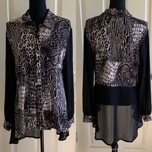 Patrizia Luca Top Animal Print